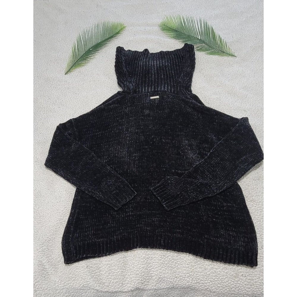 Michael Kors Women's Large Black Long Sleeve Turtleneck Sweater - Picture 4 of 14